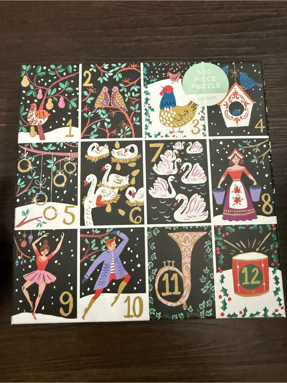 Galison 12 Days of Christmas puzzle